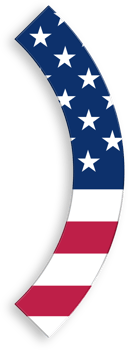American Flag Right Parenthesis 4th of July USA Independence Day Veterans Day png