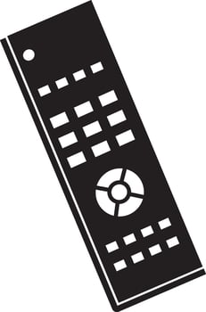 set off the Remote controller for TV in flat background icons. television icon sign .Remote icon in thin outlined.illustration on white , glyph style, vector