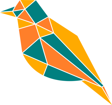 Bird polygon icon png