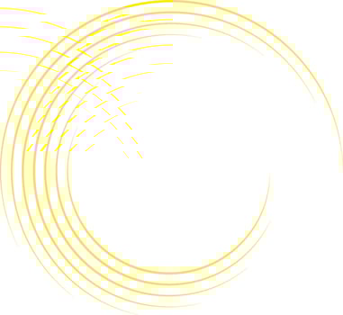 a yellow circle with a white background vector