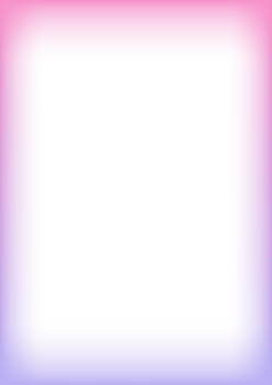 Gradient blurred frame with transparent edge inside. Abstract pastel light pink and purple border for photo. Cute girly soft color template. Minimal rectangle decorative poster png