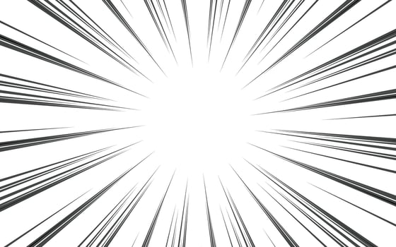 Blank black and white comic abstract background vector