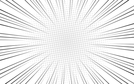 Vintage pop art manga comic background banner vector