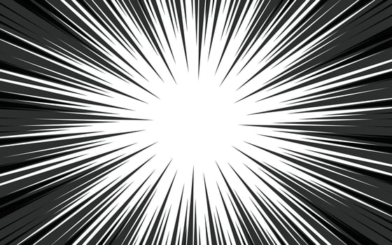manga comic book abstract background with black and white halftone effect. vector