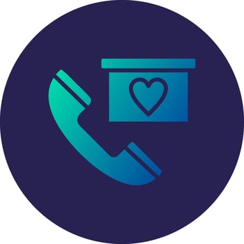 Telephone Sharp Lined Graphic Style Mark vector