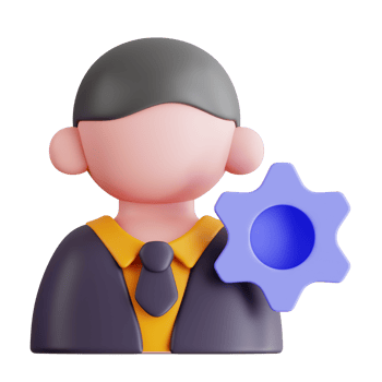 Manager 3D Icon Illustration png
