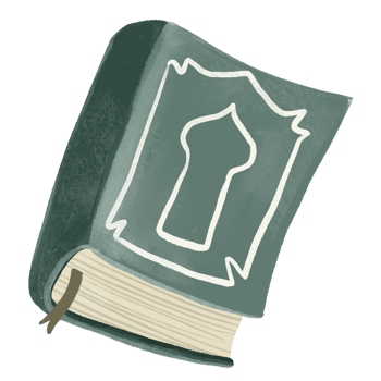 Watercolor Quran Cover in Soft green Islamic Holy Book Element png