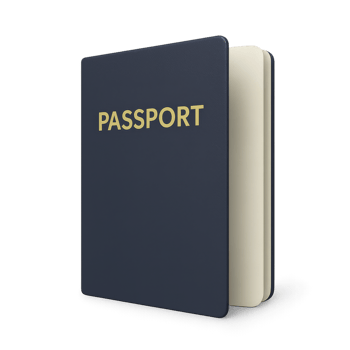 Blue Passport Travel Document png