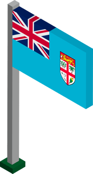 Fiji Flag in Isometric dimension. png