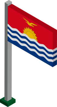 Kiribati Flag in Isometric dimension. png