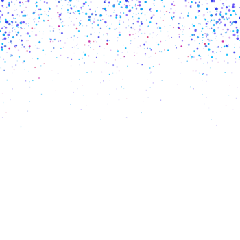 Falling blue purple and pink dots festive background png