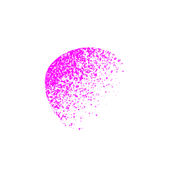 Pink dotted abstract shape png
