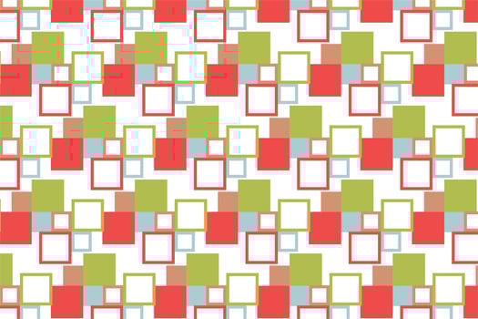 A colorful pattern with squares and rectangles vector