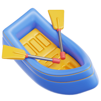 Fishing Boat 3D Illustration png