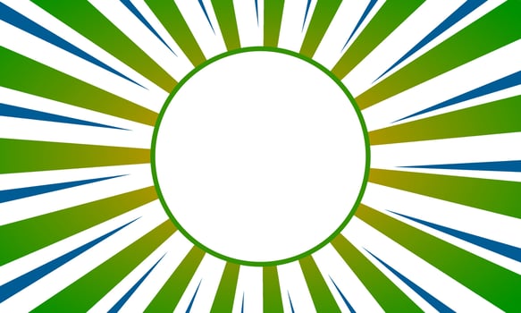 Colorful sunburst design graphic vector