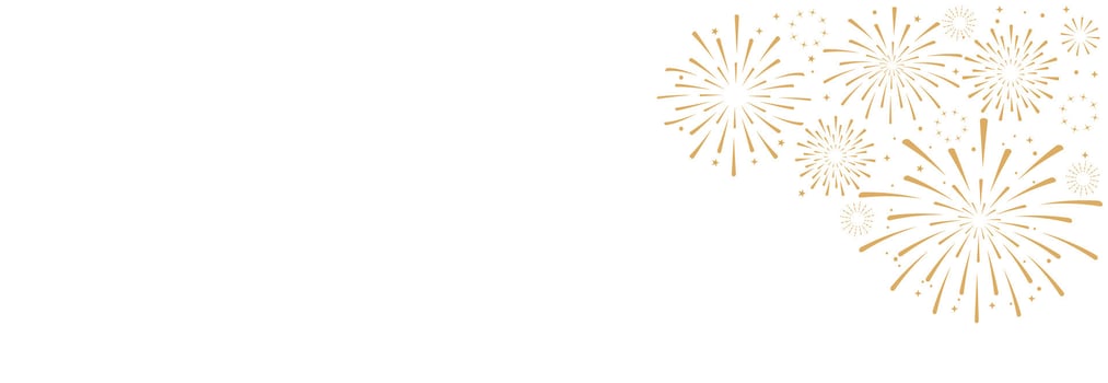 New Year design holiday decoration with golden background illustration vector