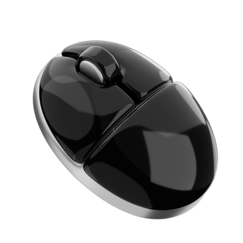 Computer mouse 3d illustration. pointer hardware icon. png