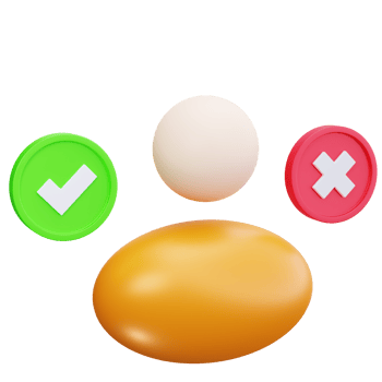 3D Icon User Approval Profile Choice png