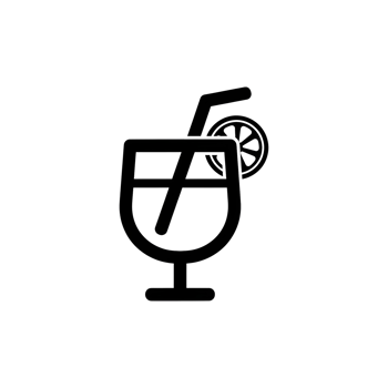 Outline cocktail drink icon png