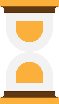 Learning Hourglass Timer Clock vector