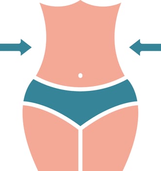 Weight Loss Dynamic UX Form vector