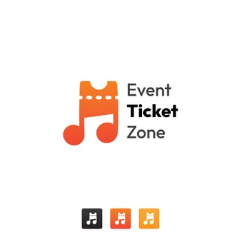 Ticket Music Logo vector