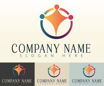 Perfect for companies built on unity and cooperation. vector