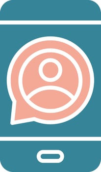 Communication Colorful Symbol Sketch vector