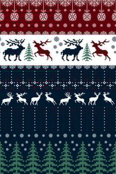 Christmas jumper ethnic vector
