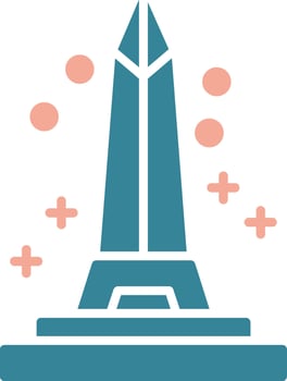 Obelisk Streamlined Web Symbol vector