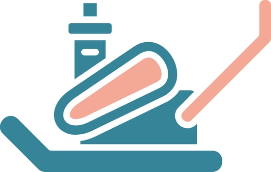 Plate Compactors Global Style Glyph vector