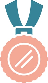 Medal Crisp Design Module vector
