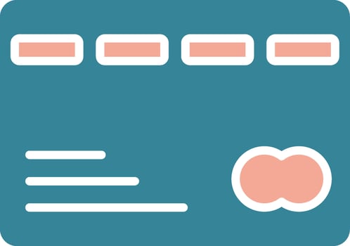 Credit Card Payment Dynamic Interface Object vector