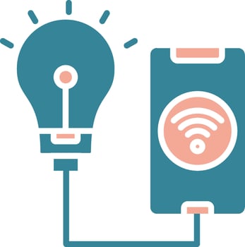 Smart Bulb Unified Graphic Module vector