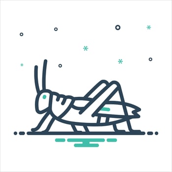 mix icon grasshopper vector
