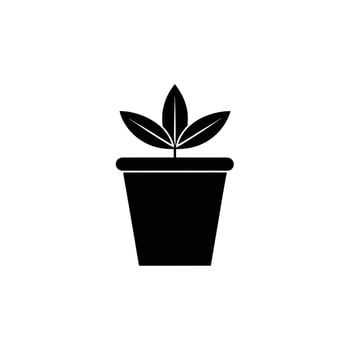 Potted Plant Ico vector