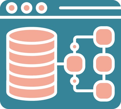 Data Modeling Premium Interface Object vector