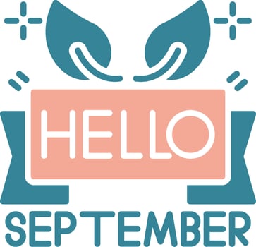 September Futuristic UX Form vector