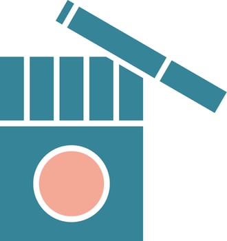 Tobacco Simplified Icon Fragment vector