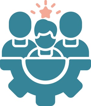 Teamwork Premium Tech Element vector