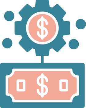 Cash Futuristic Core Icon vector