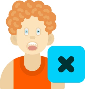 Multiply Icon for Boys Math Education vector