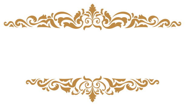 Vintage gold frame ornaments for invitations and decorations transparent background png
