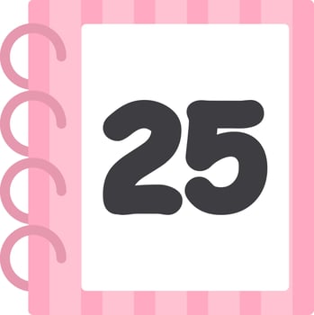 Fun Kids Icon Twenty Five Flat Design vector