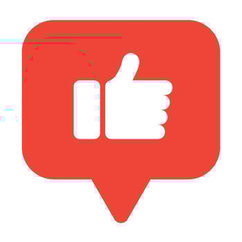 Red Like Notification vector