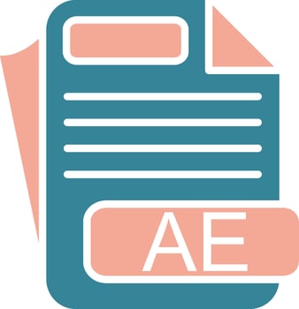 AE Simplified Tech Element vector