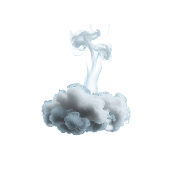 Isolated Soft Cloud Design for Weather Graphics png