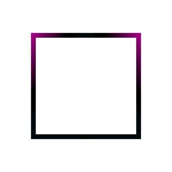 Colorful abstract square border design element png