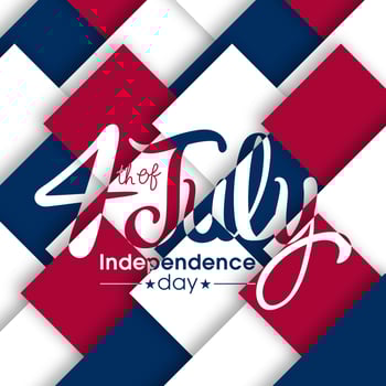 Illustration of Independence day of United states of America , 4th July vector