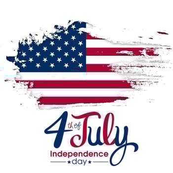 4th of july independence day illustration vector